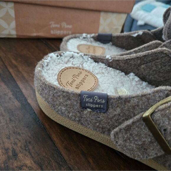 Toni Pons NORTON-FP - Men\'s clog-style slipper in felt. Color: Taupe. Size US 11 main image 8